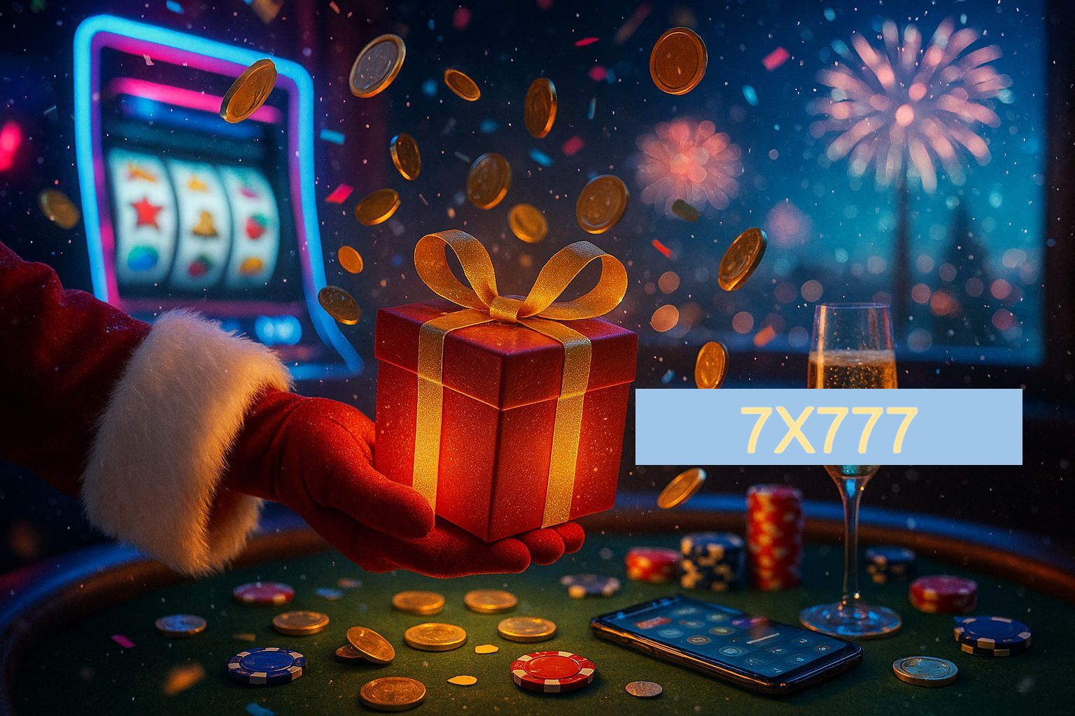 Promoções de Ano Novo no 7X777
